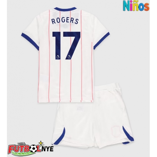 Camiseta Chelsea Morgan Rogers #17 Tercera Equipación para niños 2026-27 manga corta (+ pantalones cortos)